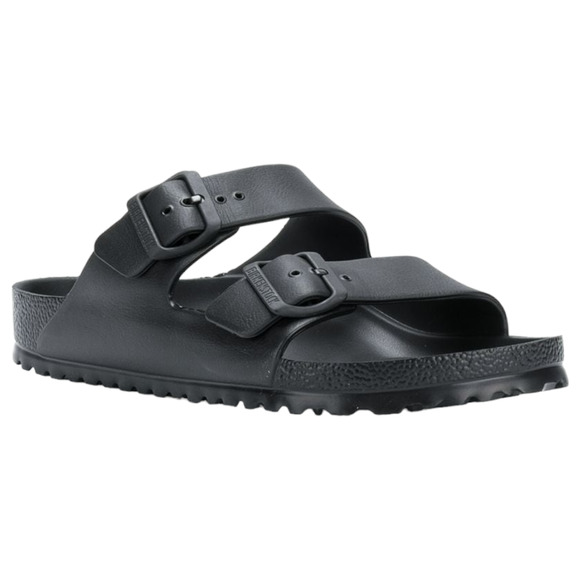 Birkenstock Shoes - Birkenstock Black EVA Arizona Essentials Slip On Ultra Lightweight Sandals Sz 38
